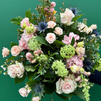 Beautiful pink rose bouquet for delivery in Darlington